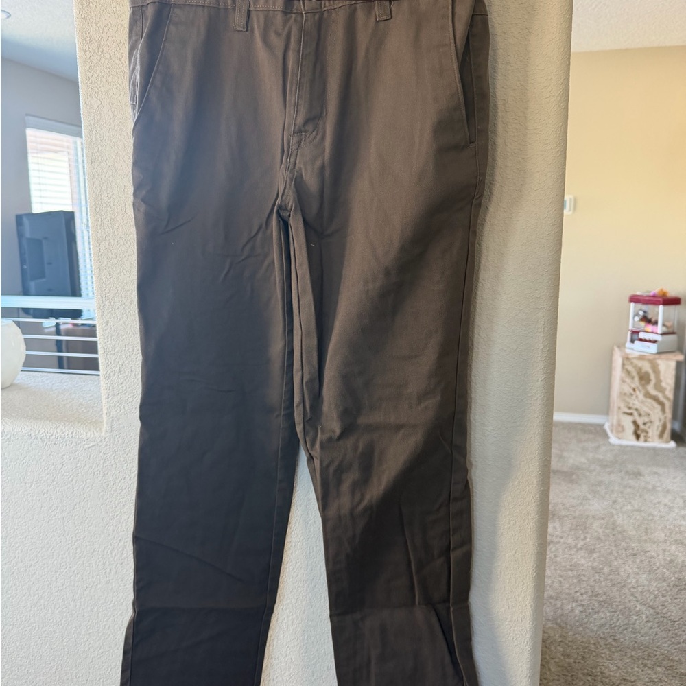 Volcom Men's Dark Brown Chinos